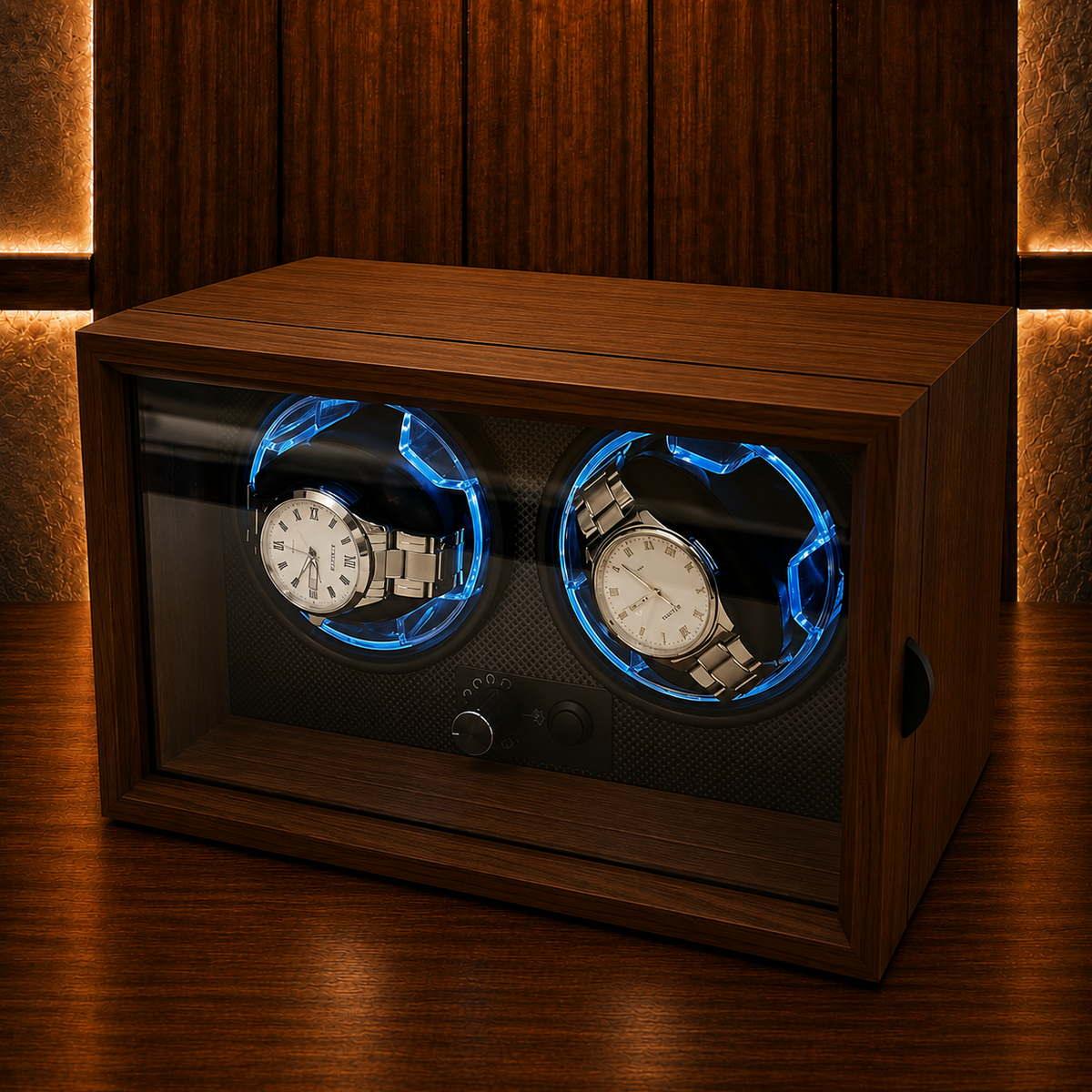 Remontoir montre automatique bois