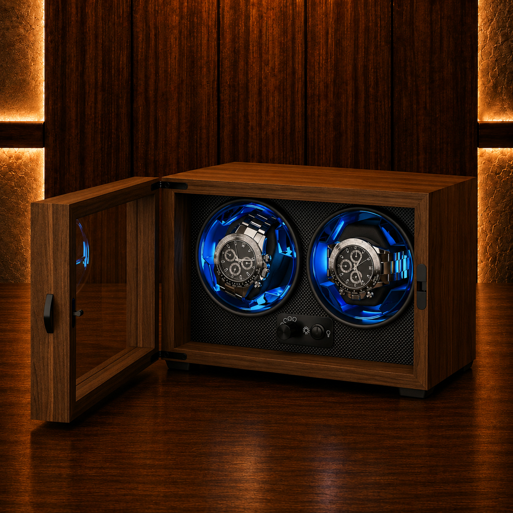 Remontoir montre automatique bois