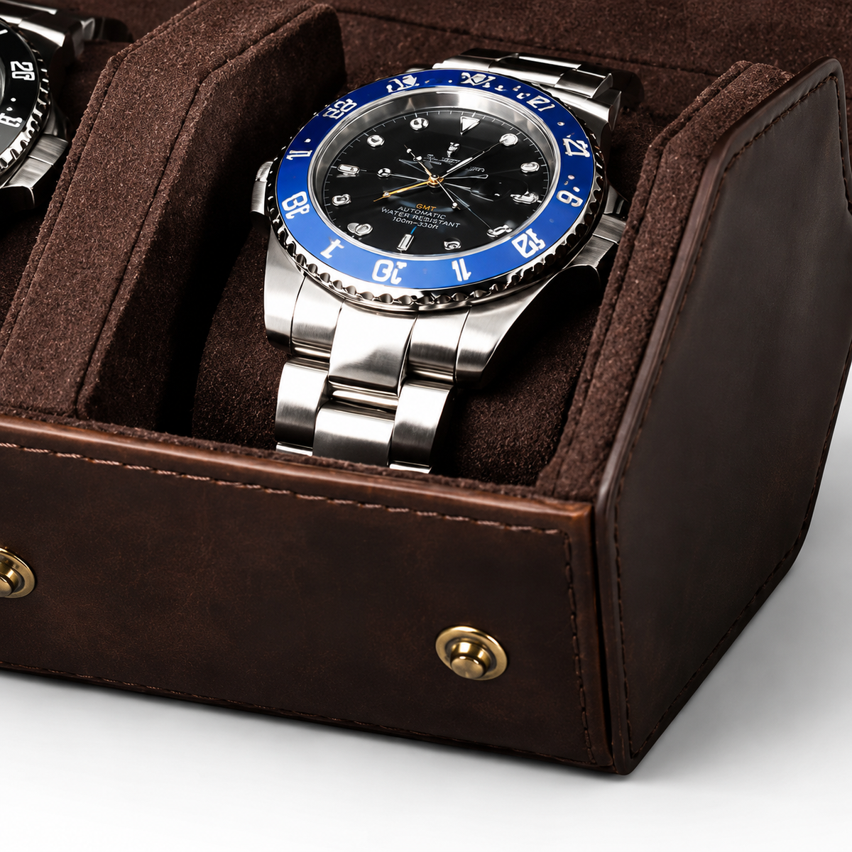 Boîte à montres homme 3 emplacements