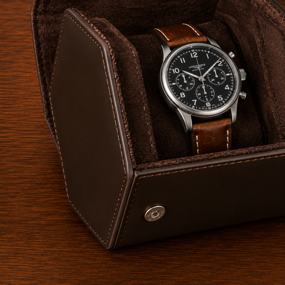 Boîte à montres homme 4 emplacements