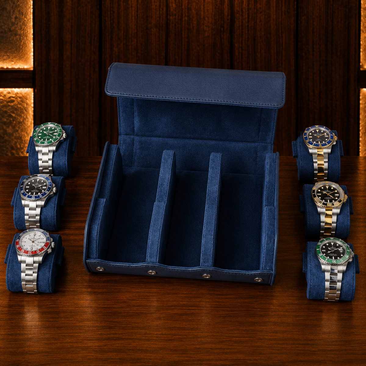 Boîte à montres homme 6 emplacements