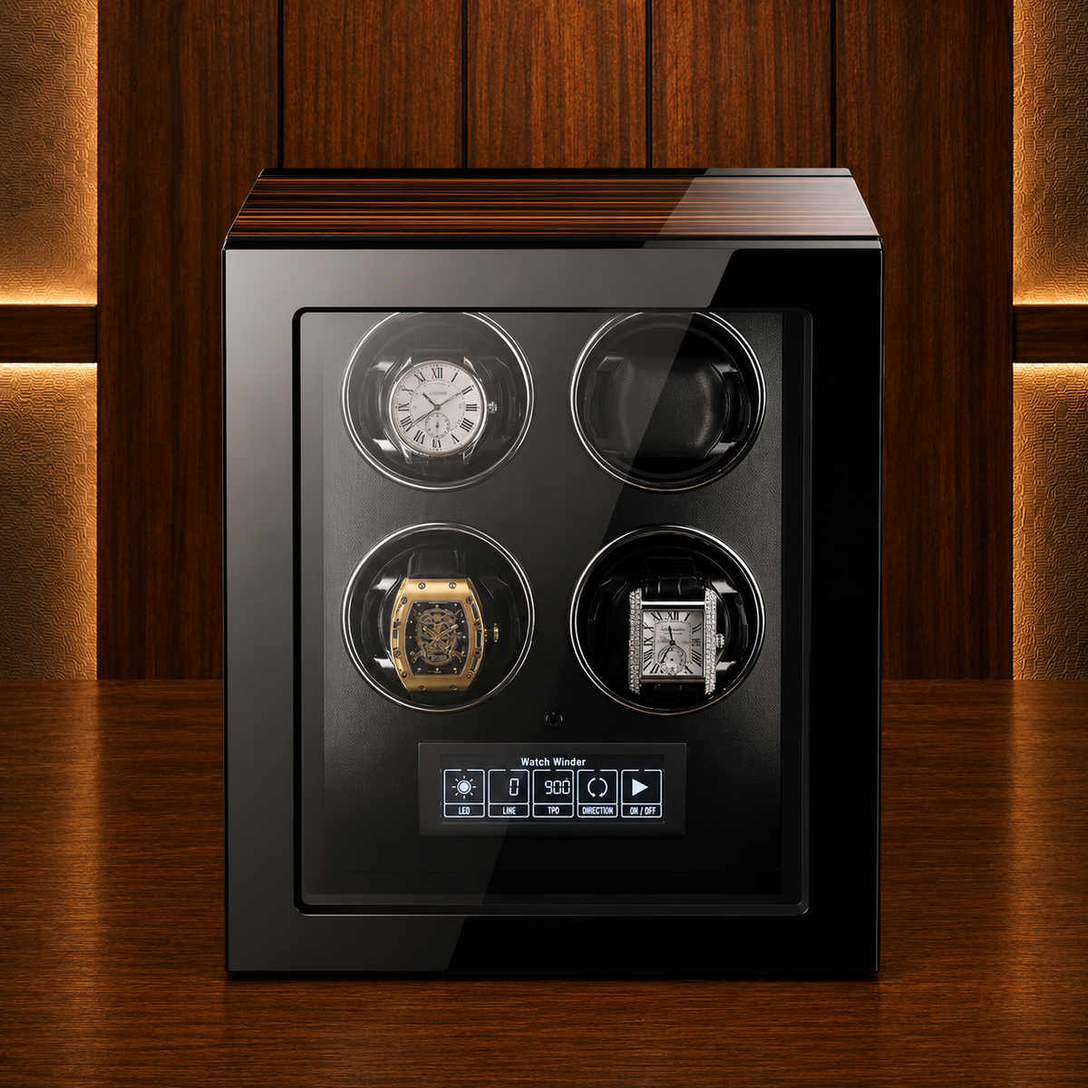 Remontoir automatique pour 4 montres