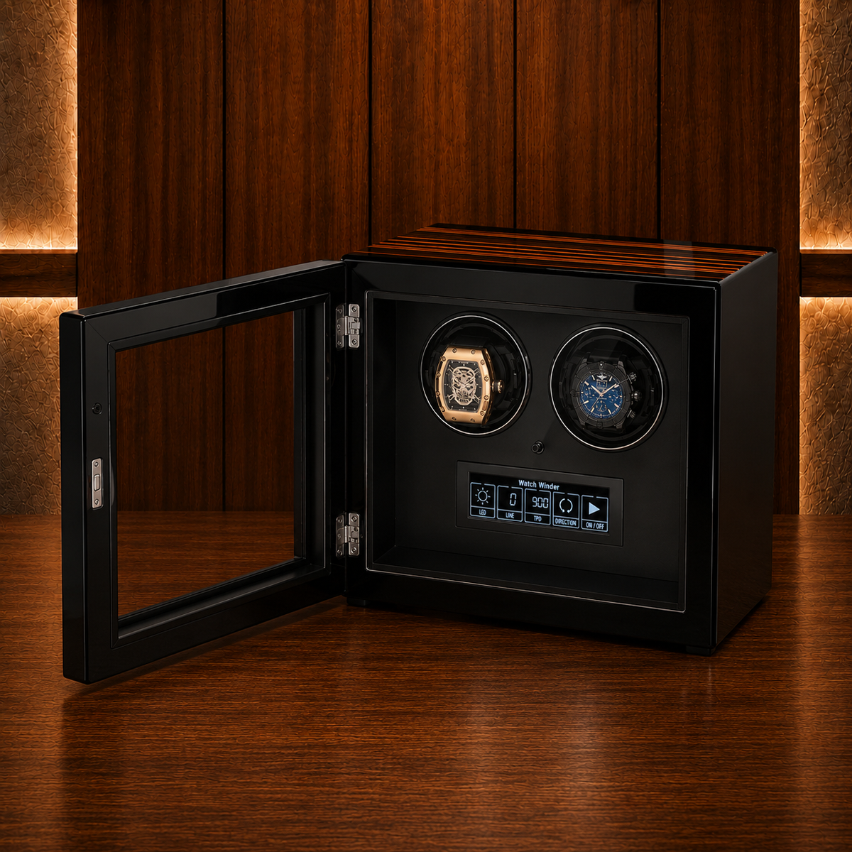 Remontoir automatique pour 2 montres