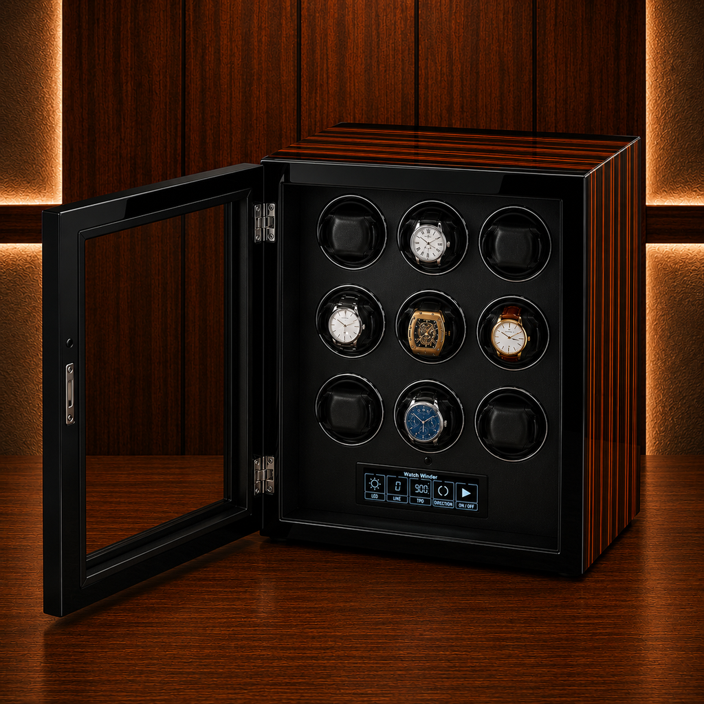 Remontoir automatique pour 9 montres