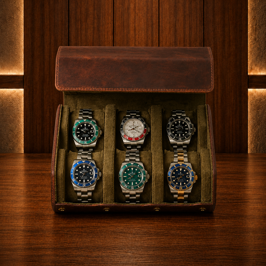 Boîte à montres homme 6 montres