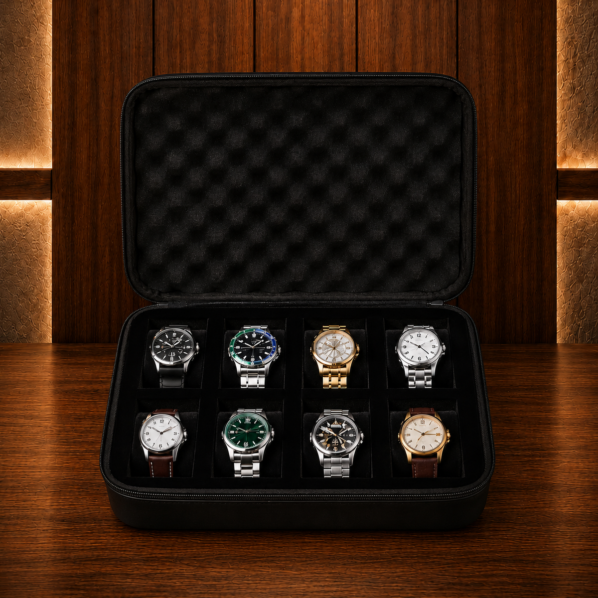 Boîte à montres de transport 8 montres