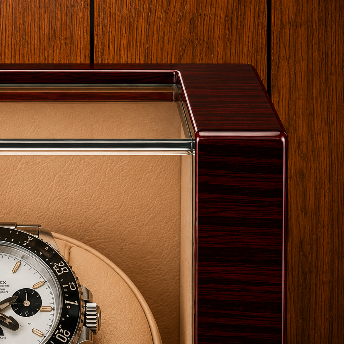 Remontoir automatique en bois 1 montre
