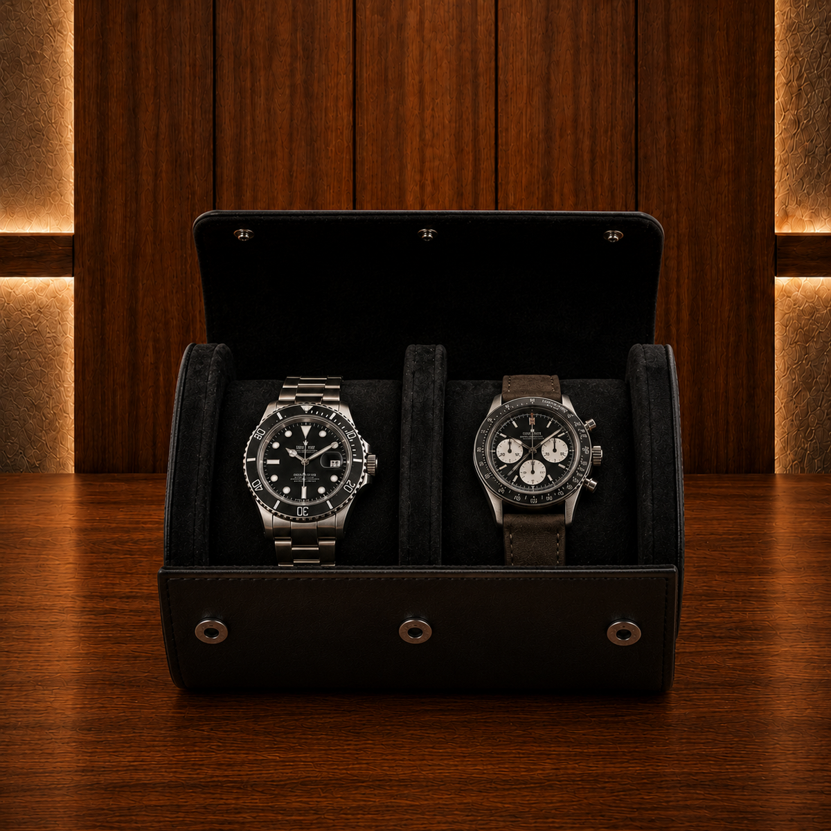 Étui à montres 2 montres