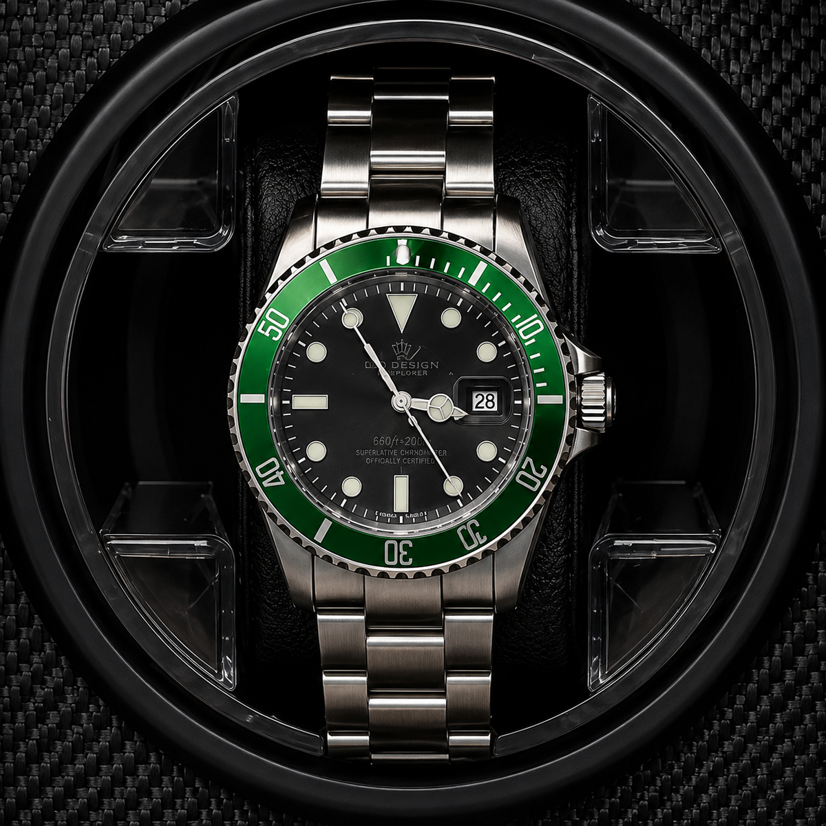 Remontoir automatique pour montre 1 emplacement