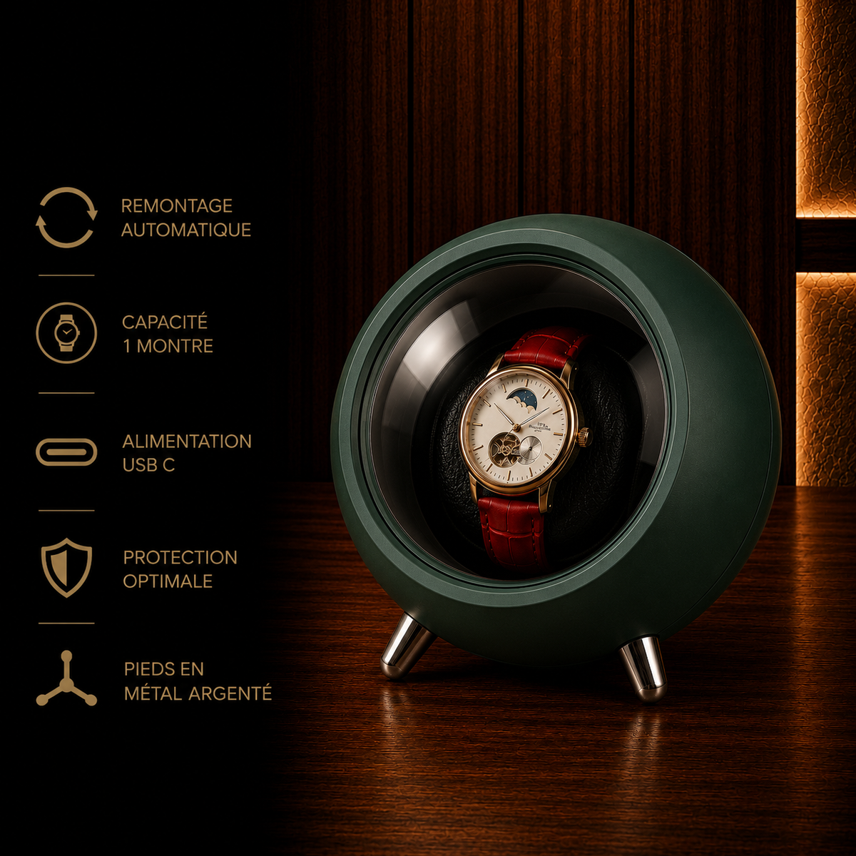 Remontoir automatique pour montre