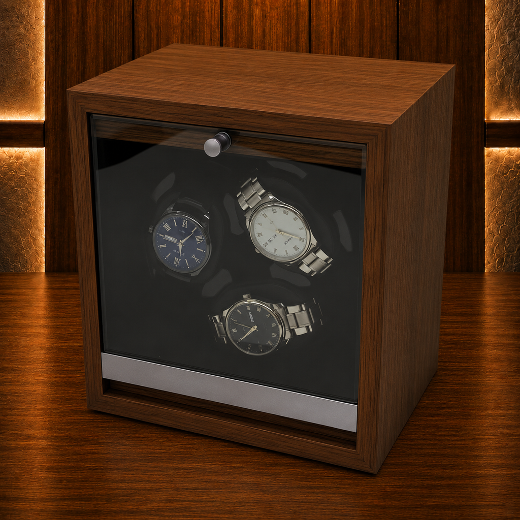 Remontoir automatique montre bois