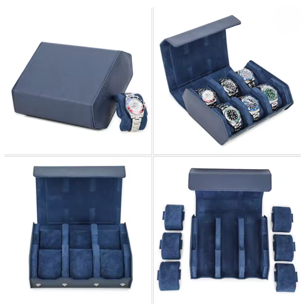 Boîte à montres homme 6 emplacements