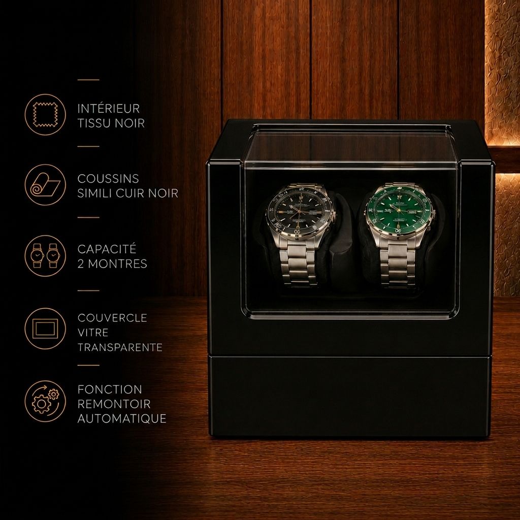 Remontoir automatique 2 montres