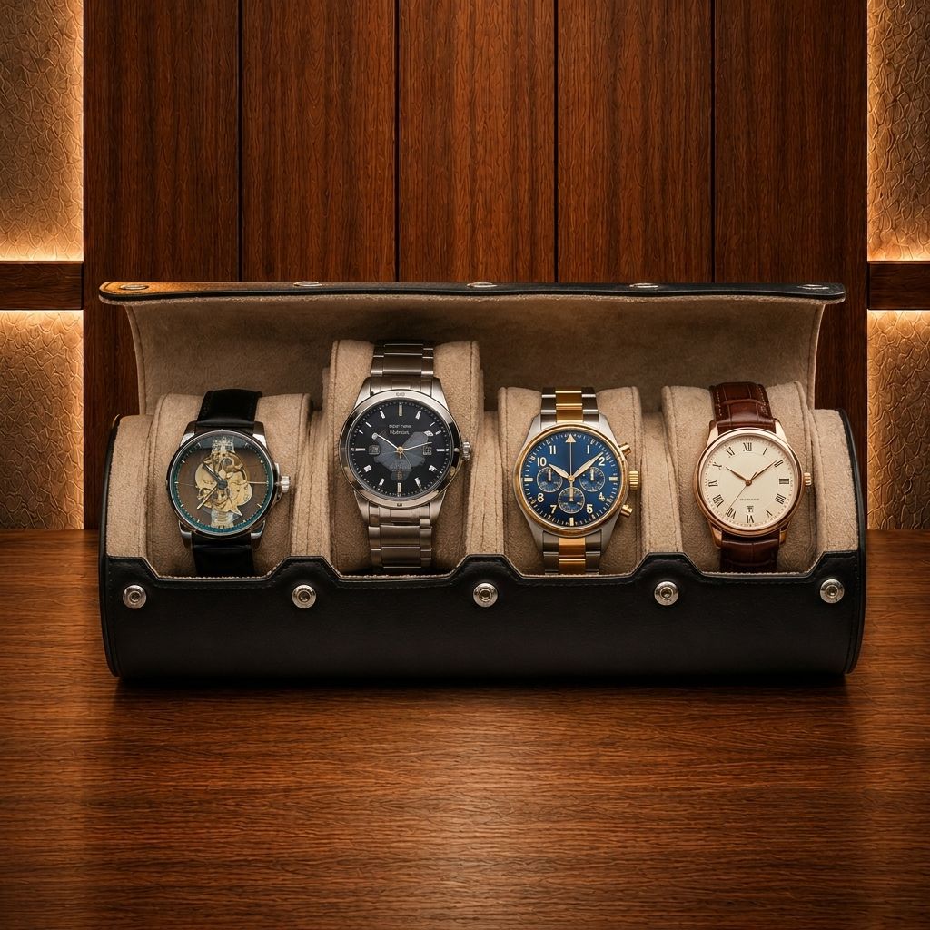 Étui à montres 4 montres