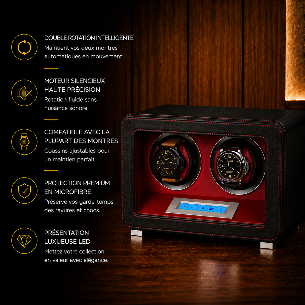 Remontoir automatique 2 montres