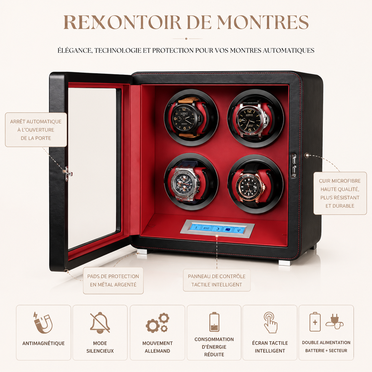 Remontoir montre automatique