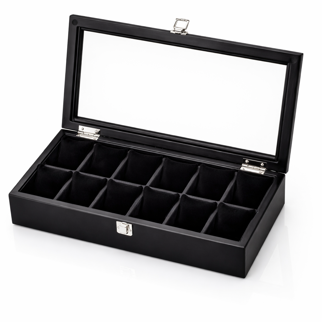 Boîte à montre homme douze montres