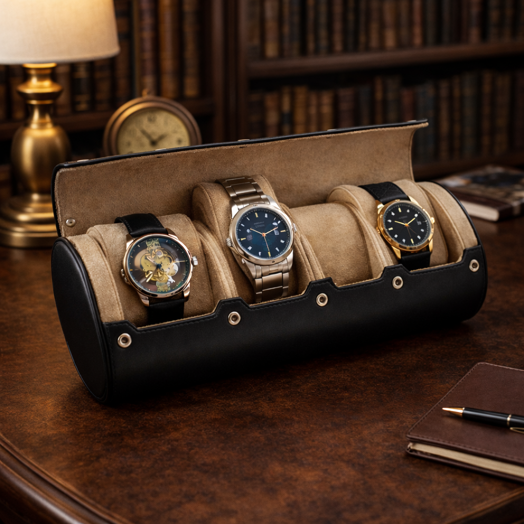 étui pour montre homme