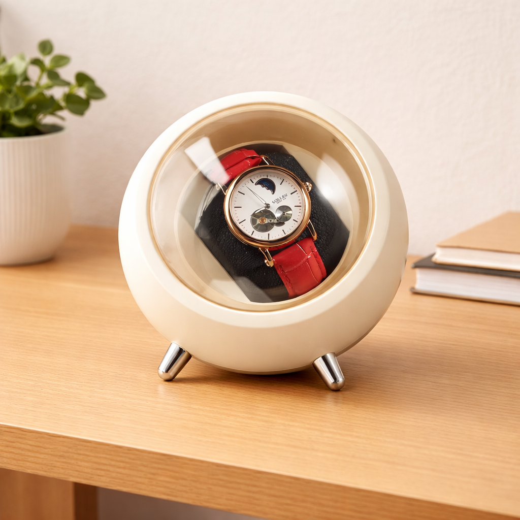 remontoir automatique beige