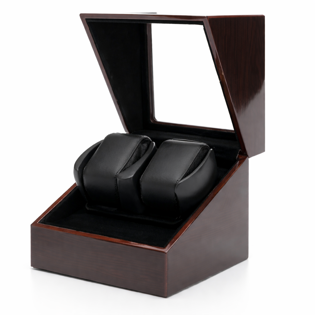 Remontoir automatique marron 2 montres