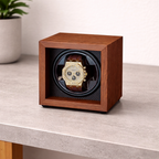 remontoir montre marron